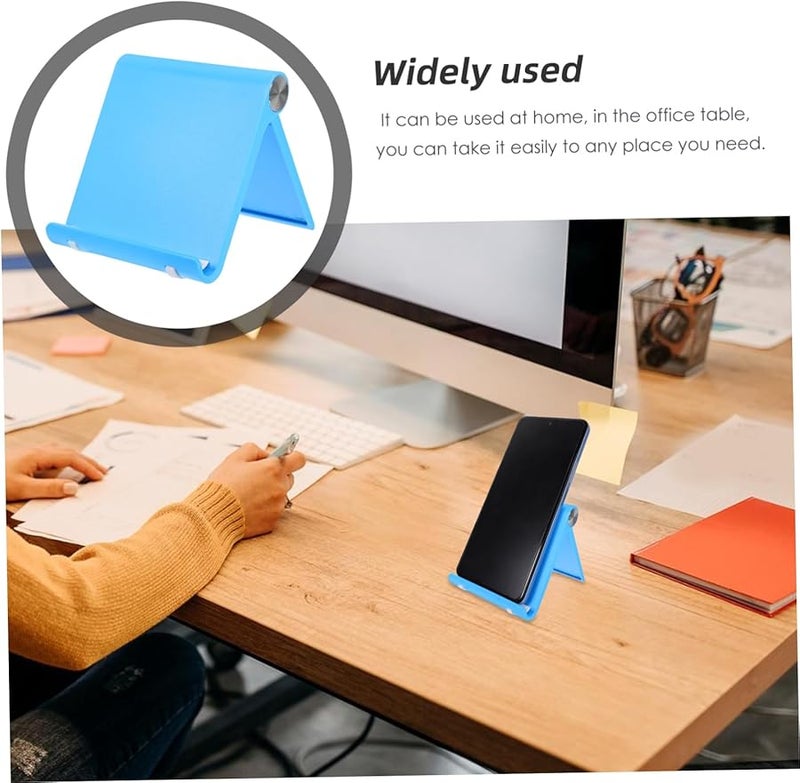 Balacoo Blue Phone Tablet Stand Holder for Desk Streaming Video Calls Lightweight - Image 4